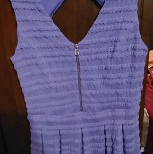 Lavender Gold Zip Dress